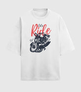 Lets Ride Unisex Terry Oversized T-Shirt